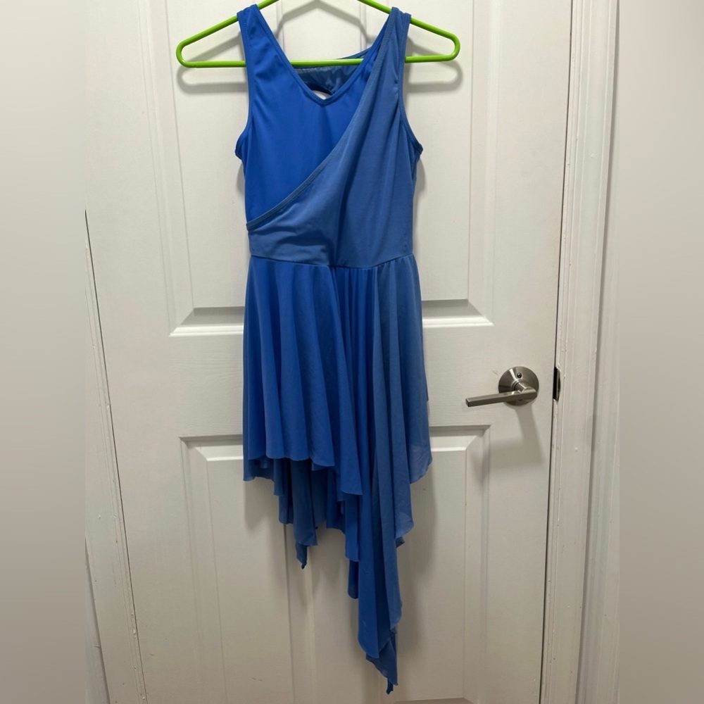 Balera, kids dance costume, blue, size L